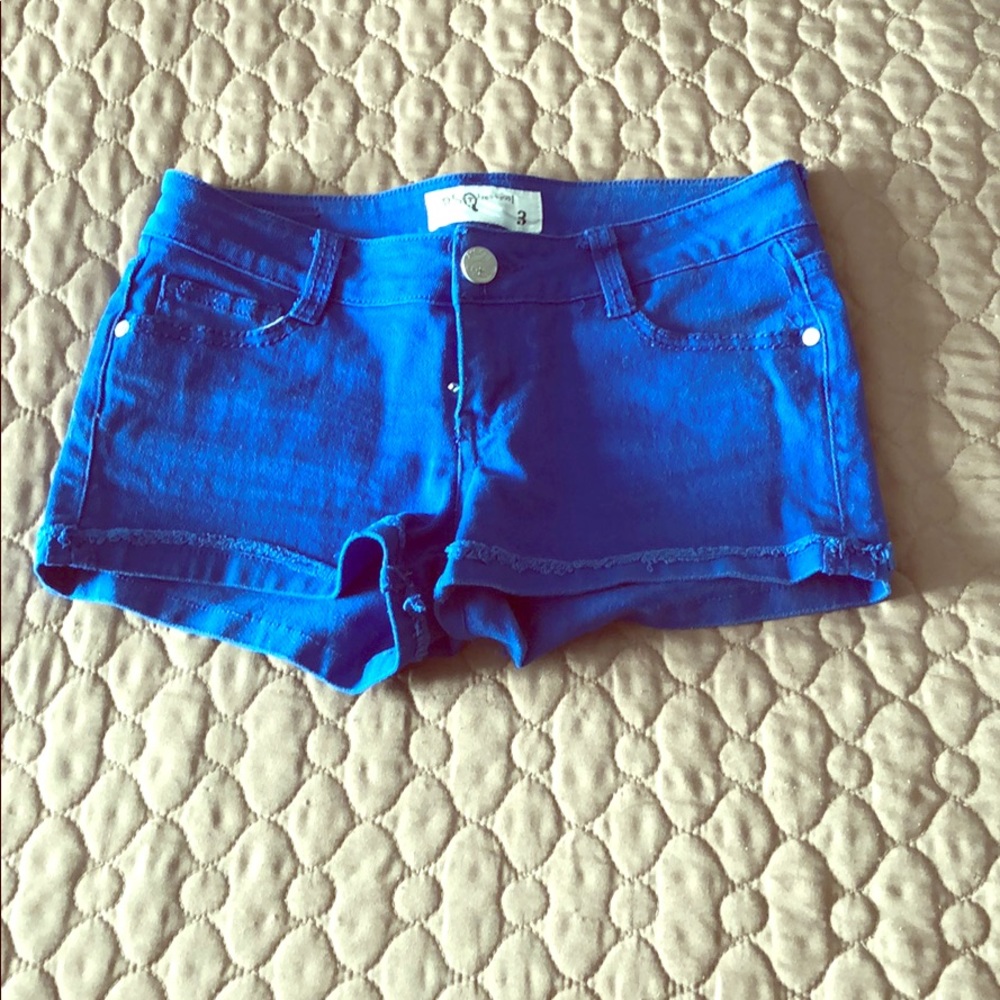 Royal blue shorts